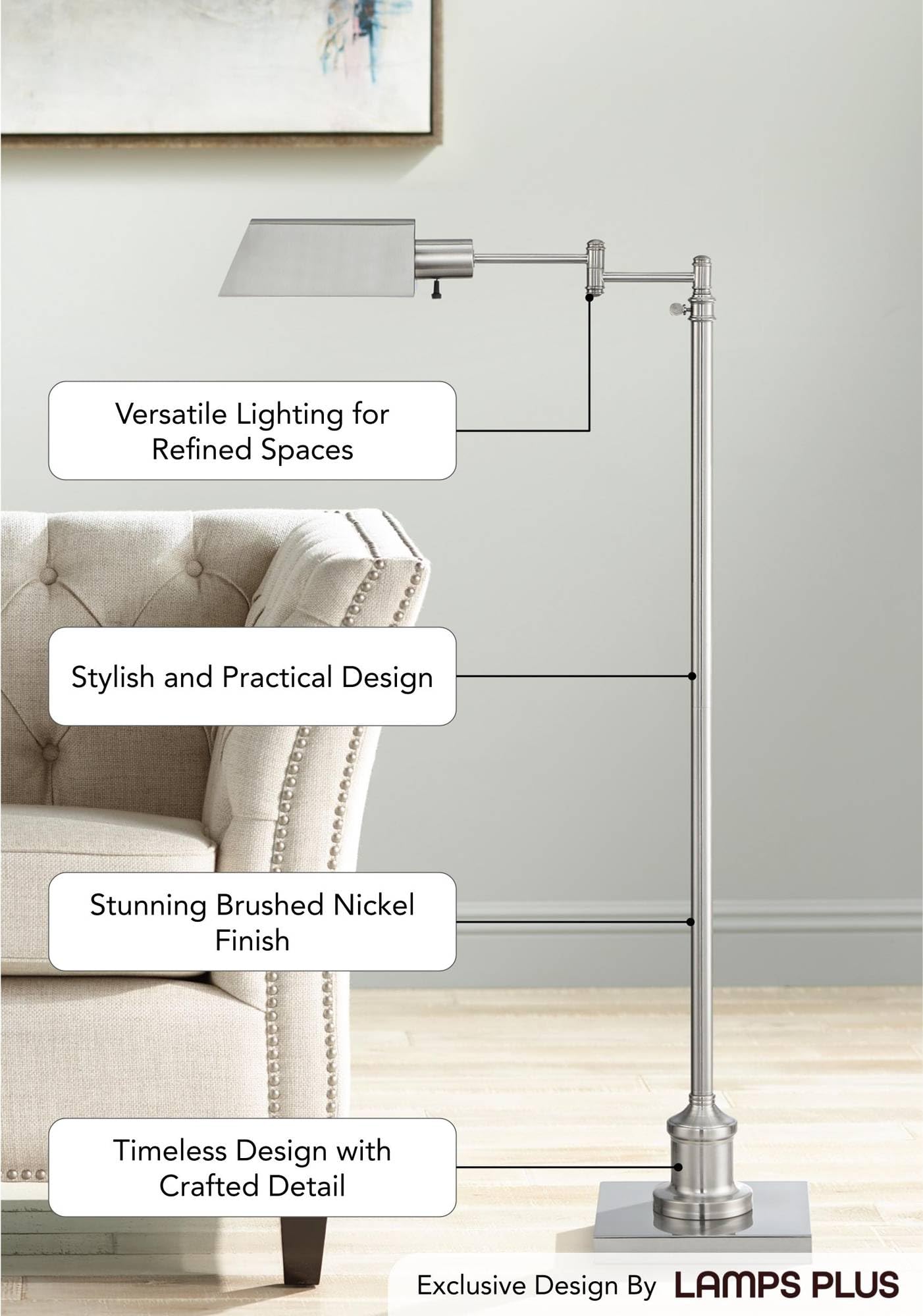 Regency Hill Jenson Traditional Farmhouse Adjustable Pharmacy